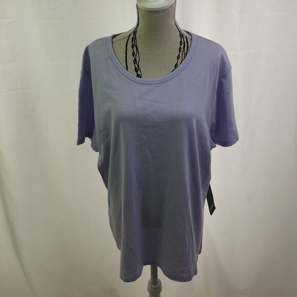 a.n.a short sleeve tee classic lilac XL - Picture 2 of 13